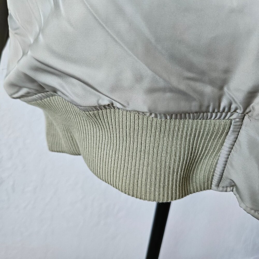 NWT Blank NYC Bomber Style Jacket Coat Pale Green Trendy Sz Small Oversized - Picture 7 of 16